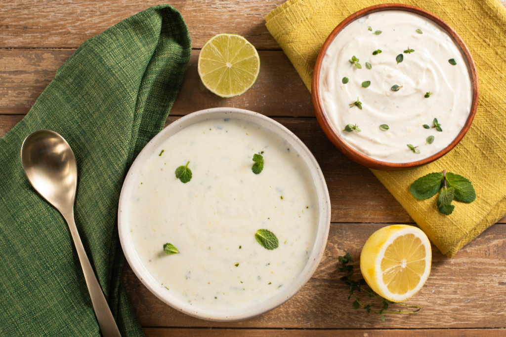 salsa de yogur